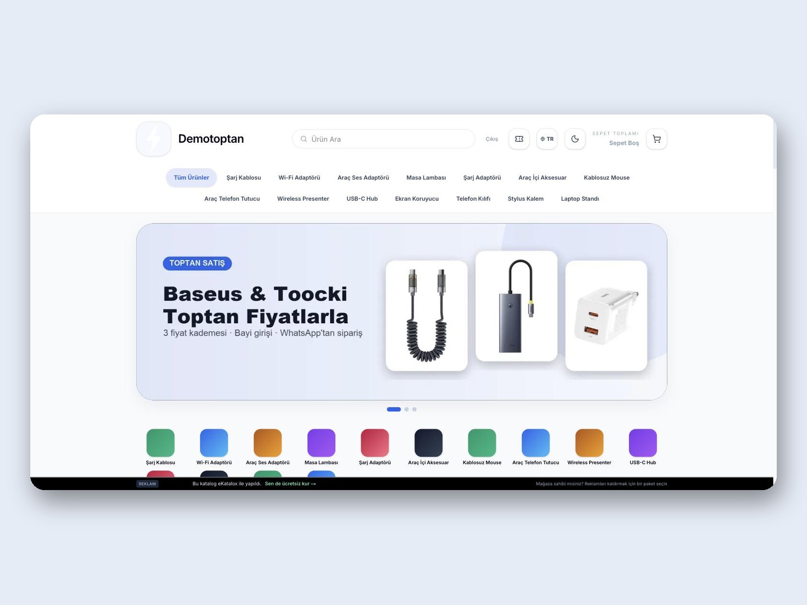 eKatalox: toptancılar için B2B katalog platformu